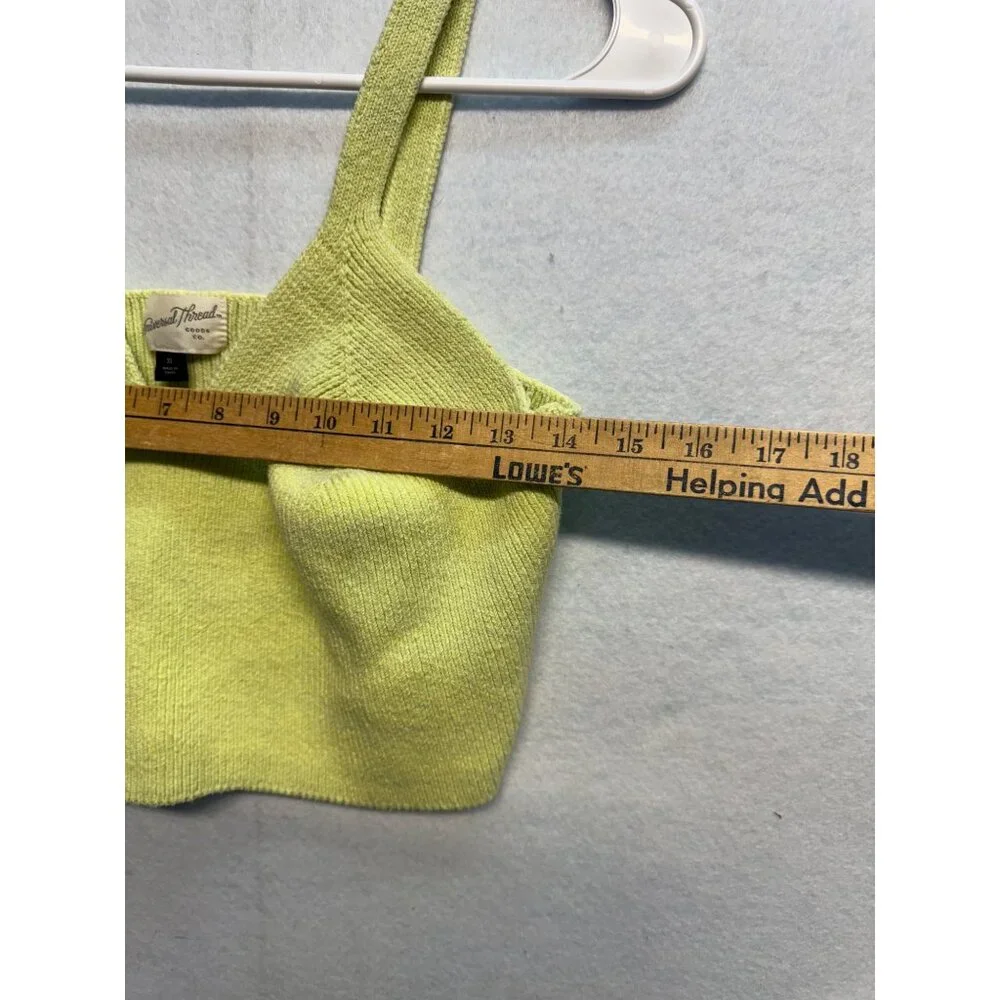 Universal Thread XL Lime Green Knit Crop Top - Picture 3 of 6